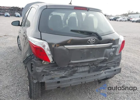 2012 Toyota Yaris Le из США, поврежденный, VIN JTDKTUD32CD514702